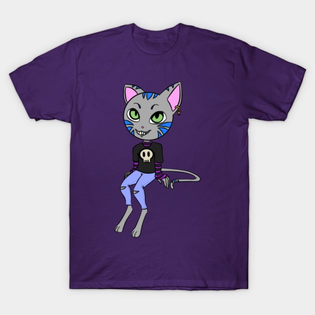 Punki Cheshire T-Shirt by InfernalFae